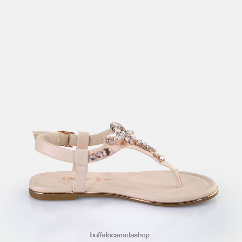 Capri Dragonfly Sandals vegan Cream Buffalo ZL64TZ194 |Sandals