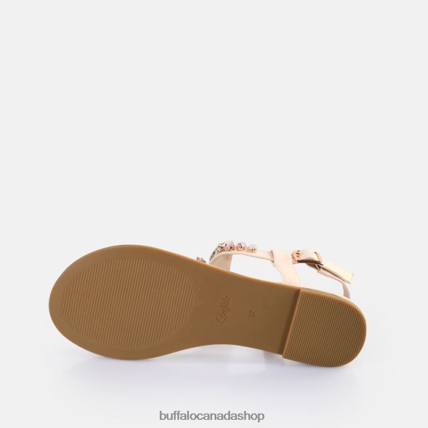 Capri Dragonfly Sandals vegan Cream Buffalo ZL64TZ194 |Sandals