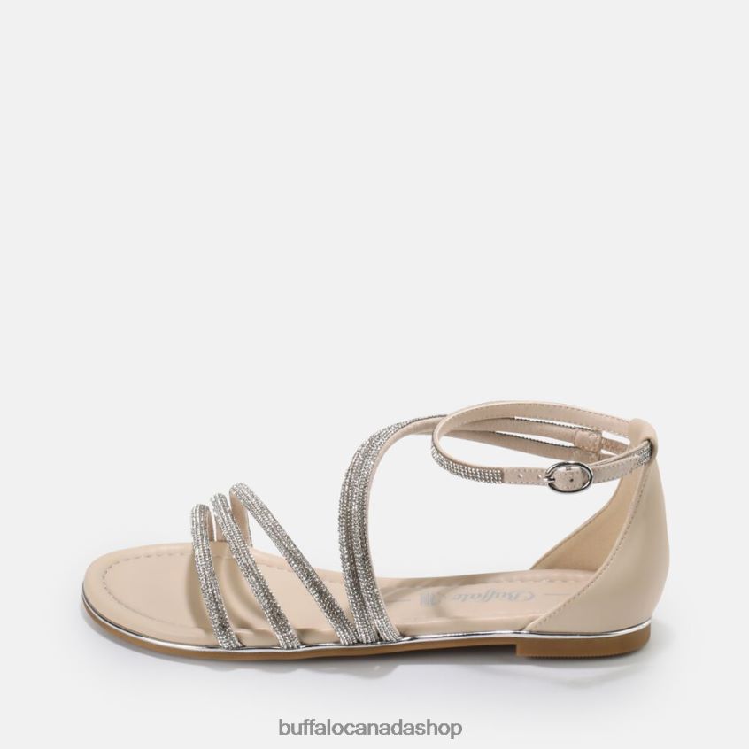 Capri Glam sandal vegan Cream Buffalo ZL64TZ89 |Sandals