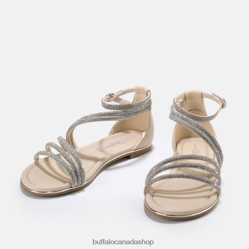 Capri Glam sandal vegan Cream Buffalo ZL64TZ89 |Sandals