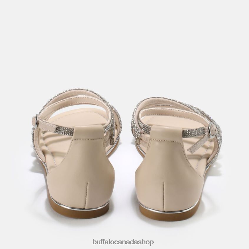 Capri Glam sandal vegan Cream Buffalo ZL64TZ89 |Sandals