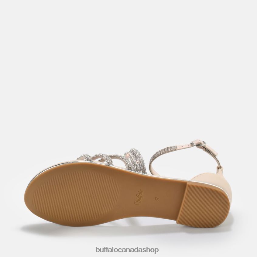 Capri Glam sandal vegan Cream Buffalo ZL64TZ89 |Sandals