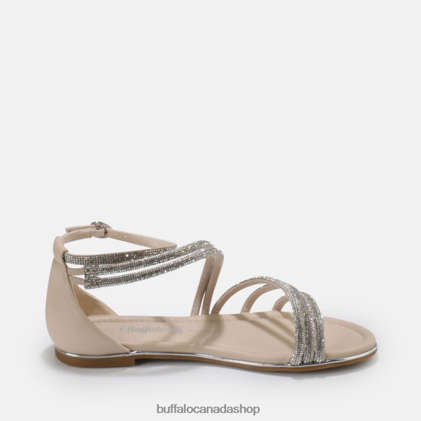 Capri Glam sandal vegan Cream Buffalo ZL64TZ89 |Sandals