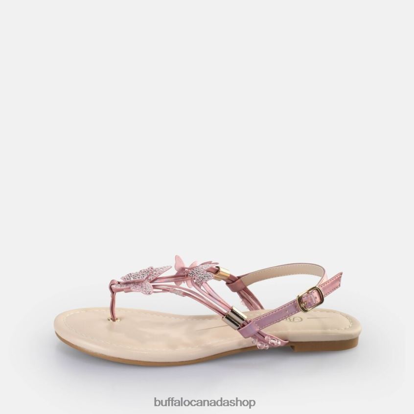 Capri Sparkling Butterfly Sandals vegan Pink Buffalo ZL64TZ386 |Sandals