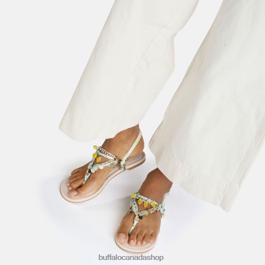 Capri Vacay sandal vegan Blue/Turquoise Buffalo ZL64TZ177 |Sandals