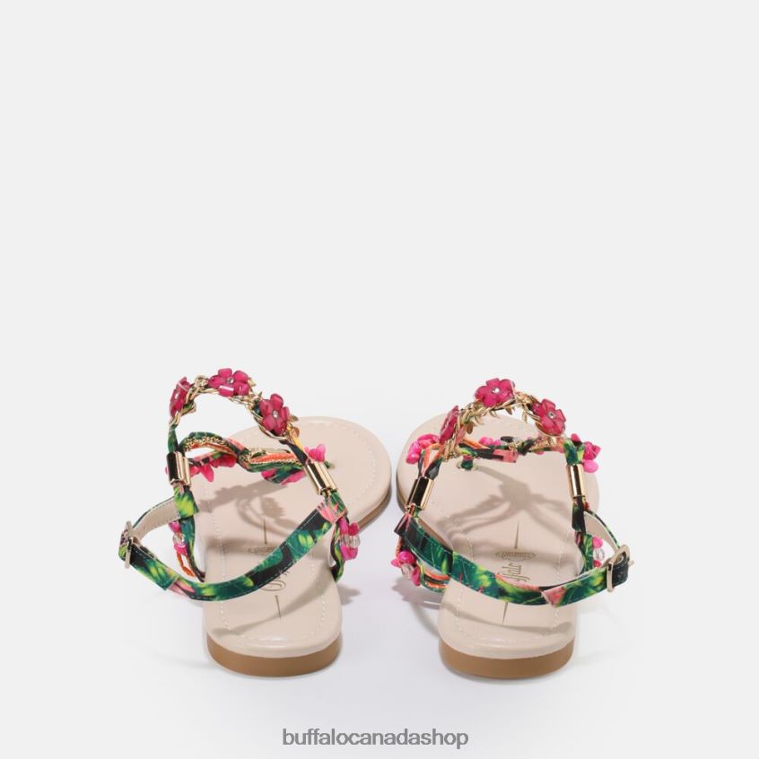 Capri Vacay sandal vegan Fuchsia Buffalo ZL64TZ175 |Sandals