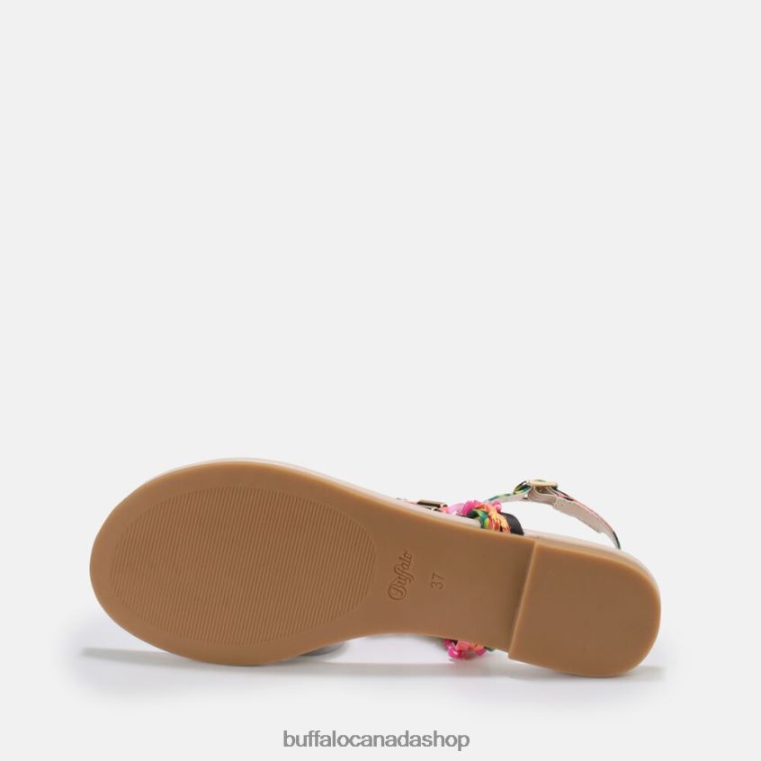 Capri Vacay sandal vegan Fuchsia Buffalo ZL64TZ175 |Sandals