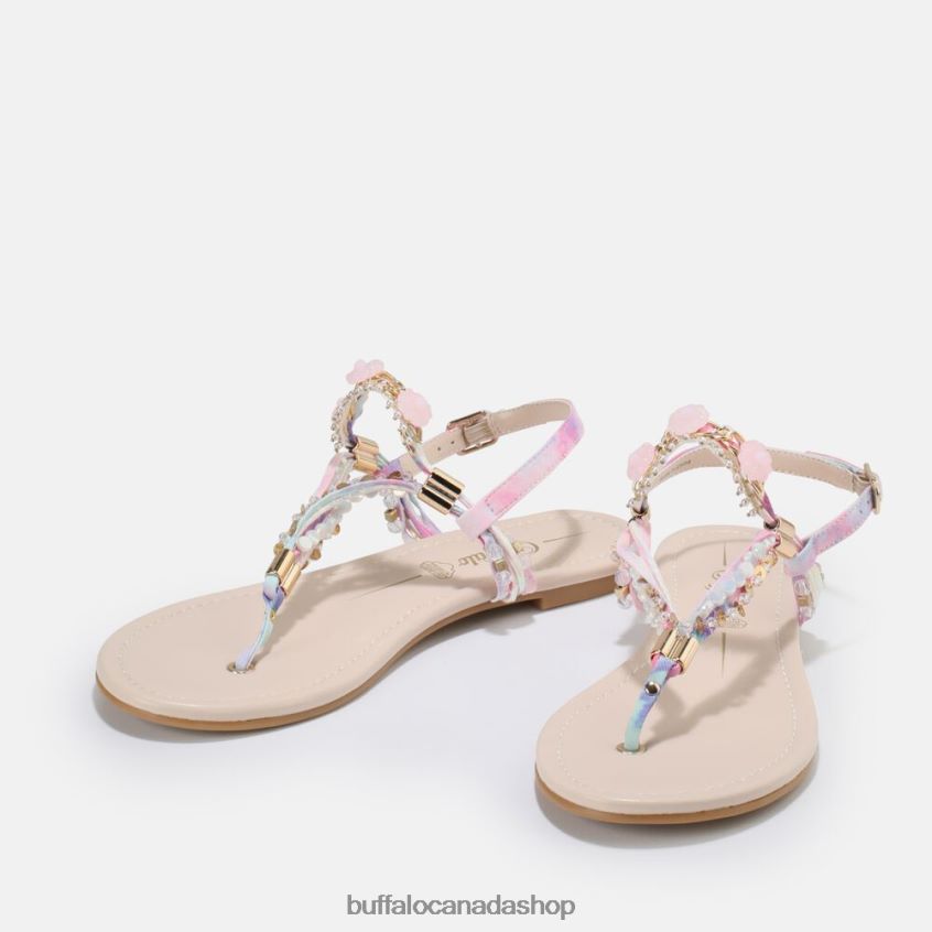 Capri Vacay sandal vegan Pastel Pink Buffalo ZL64TZ176 |Sandals