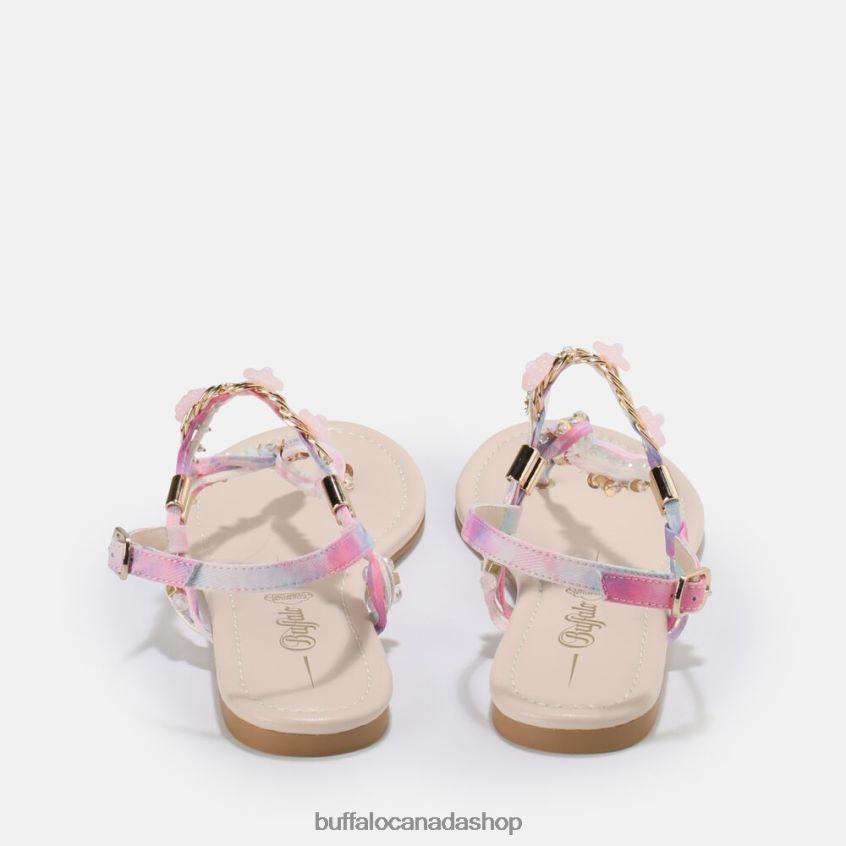 Capri Vacay sandal vegan Pastel Pink Buffalo ZL64TZ176 |Sandals