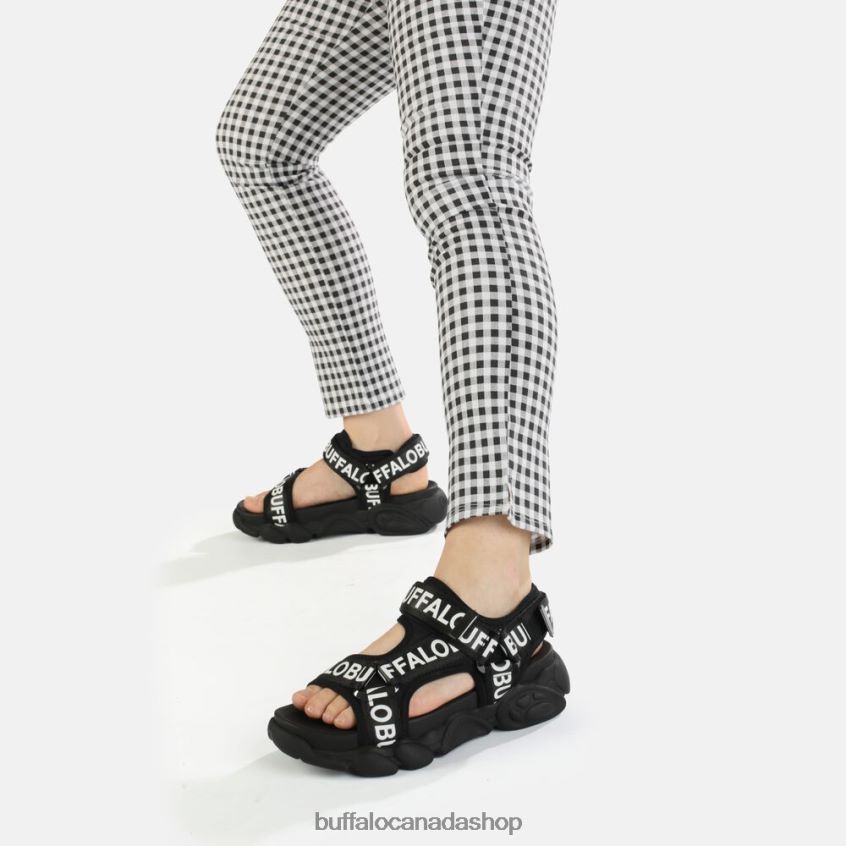 Cld TEC vegan sandals Black Buffalo ZL64TZ559 |Sandals