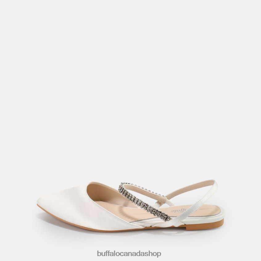 Emilia ballerina Ivory Buffalo ZL64TZ748 |Sandals