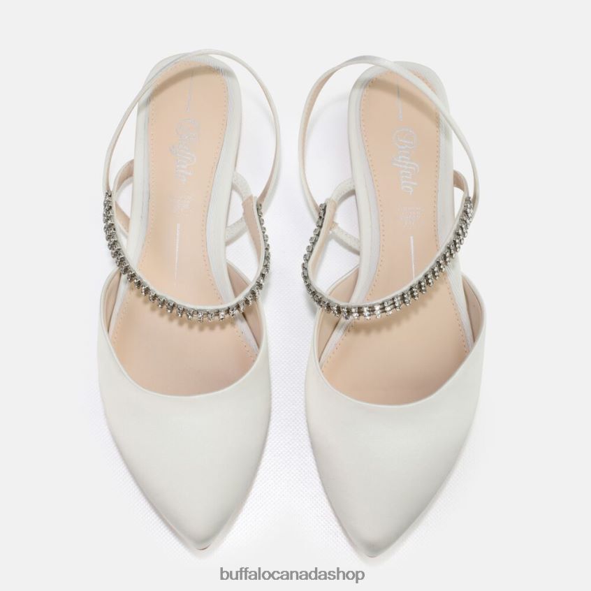Emilia ballerina Ivory Buffalo ZL64TZ748 |Sandals
