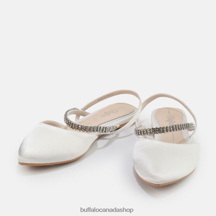 Emilia ballerina Ivory Buffalo ZL64TZ748 |Sandals