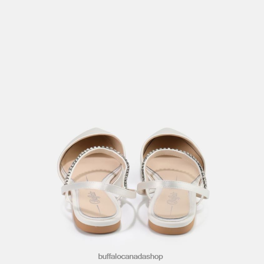 Emilia ballerina Ivory Buffalo ZL64TZ748 |Sandals