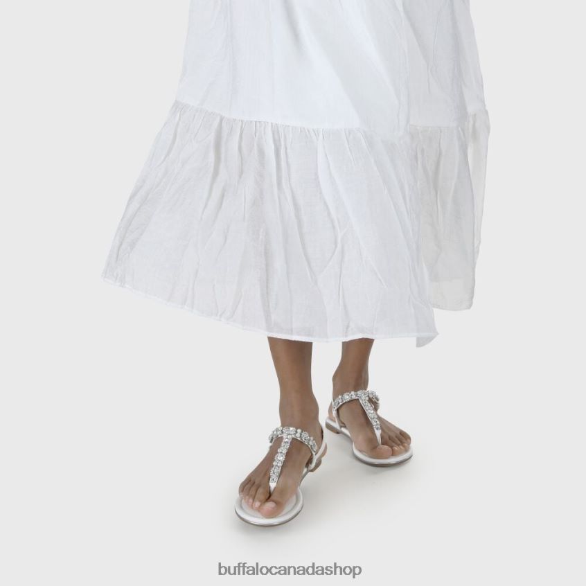 Henriette Sandale Ivory Buffalo ZL64TZ880 |Sandals