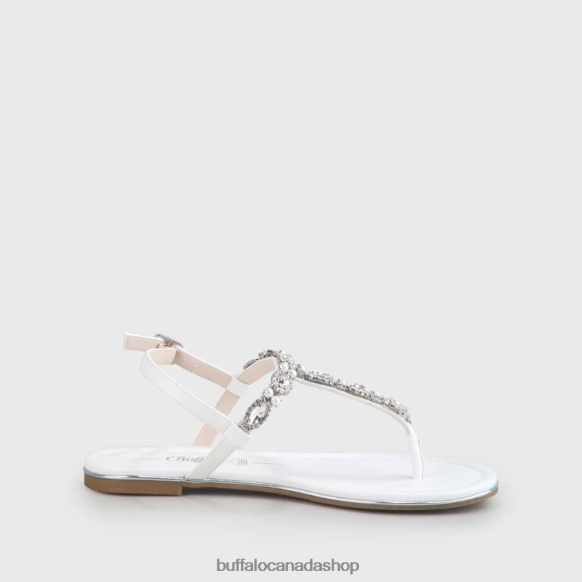 Henriette Sandale Ivory Buffalo ZL64TZ880 |Sandals