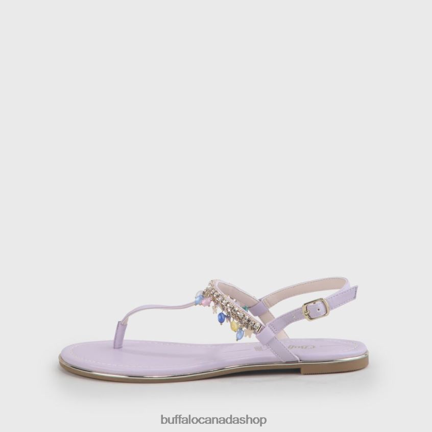 Rachel Charms vegan sandals Light Purple Buffalo ZL64TZ770 |Sandals