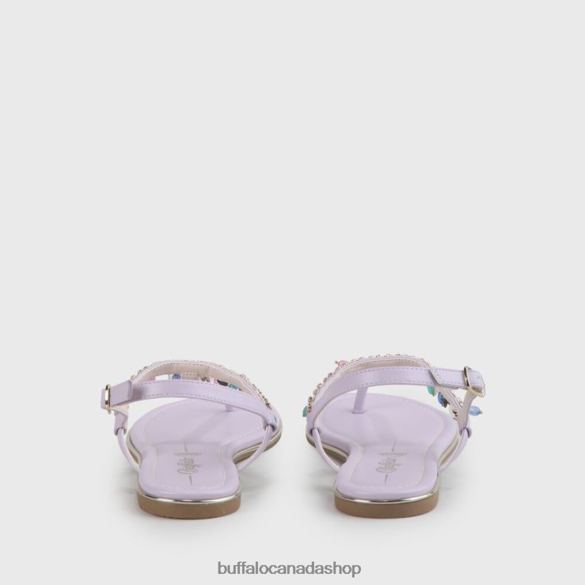 Rachel Charms vegan sandals Light Purple Buffalo ZL64TZ770 |Sandals