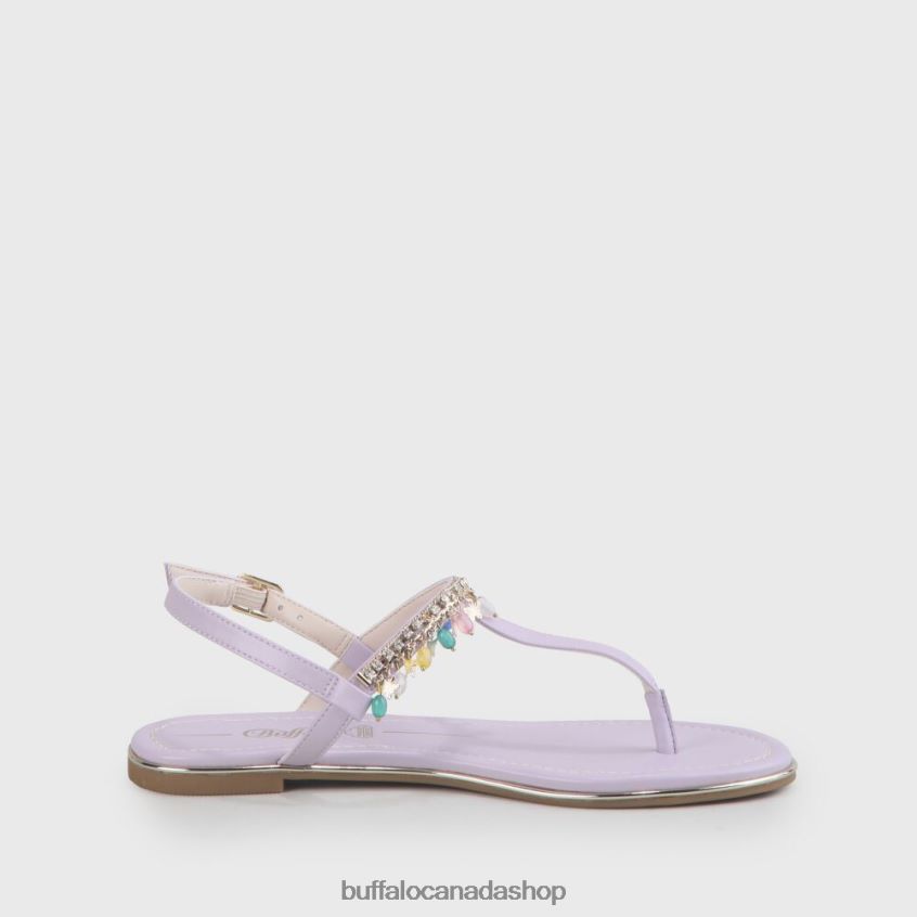 Rachel Charms vegan sandals Light Purple Buffalo ZL64TZ770 |Sandals