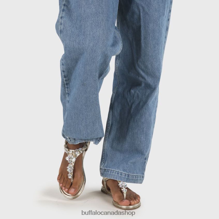 Rhonda vegan sandals Gold Buffalo ZL64TZ92 |Sandals