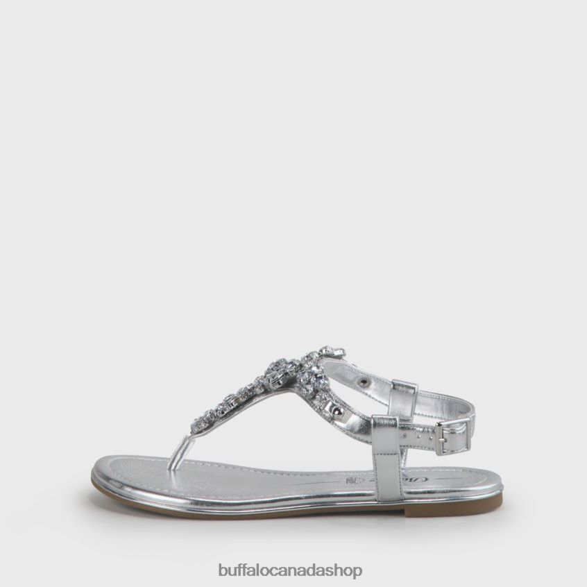 Rhonda vegan sandals Silver Buffalo ZL64TZ93 |Sandals