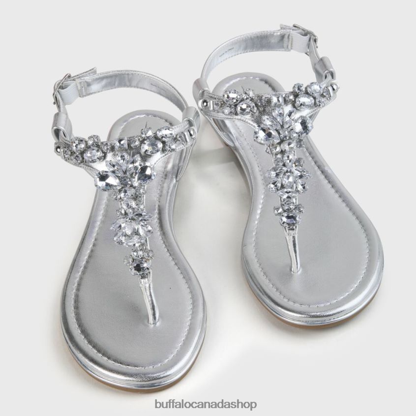 Rhonda vegan sandals Silver Buffalo ZL64TZ93 |Sandals