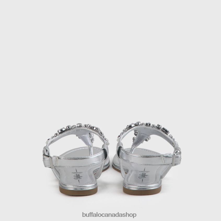 Rhonda vegan sandals Silver Buffalo ZL64TZ93 |Sandals