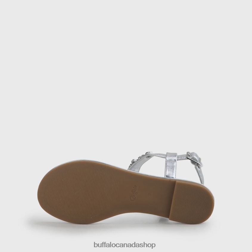 Rhonda vegan sandals Silver Buffalo ZL64TZ93 |Sandals