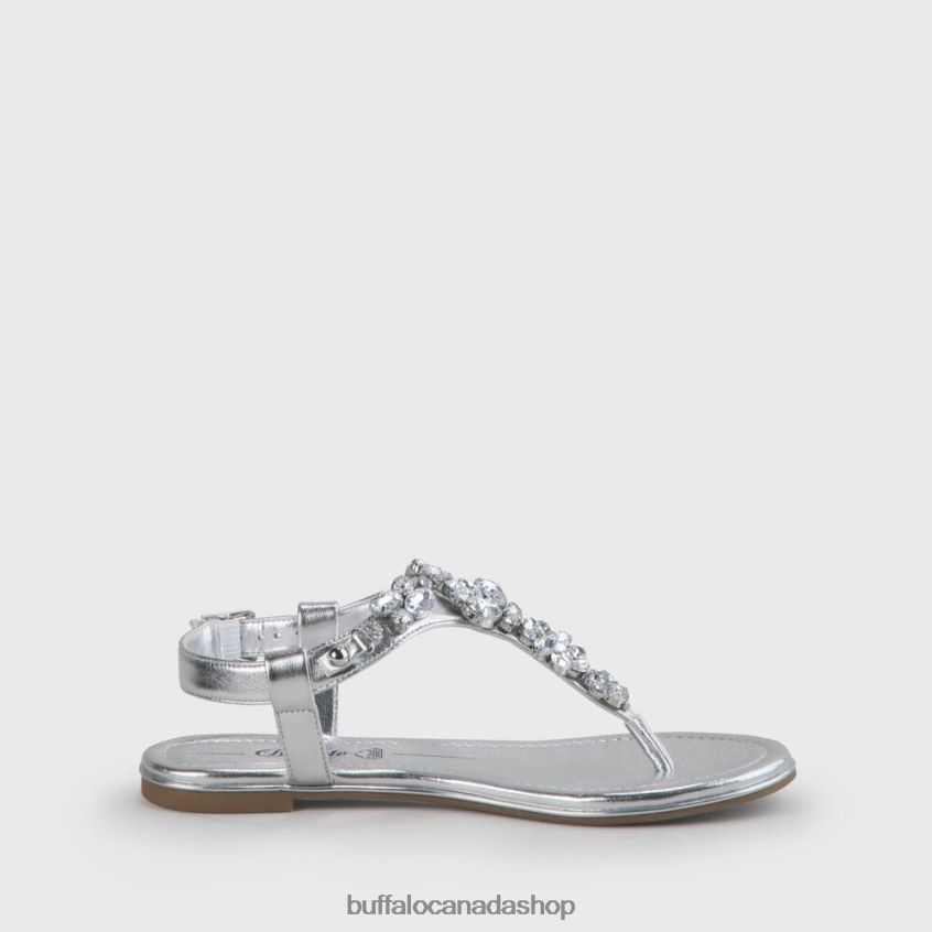 Rhonda vegan sandals Silver Buffalo ZL64TZ93 |Sandals