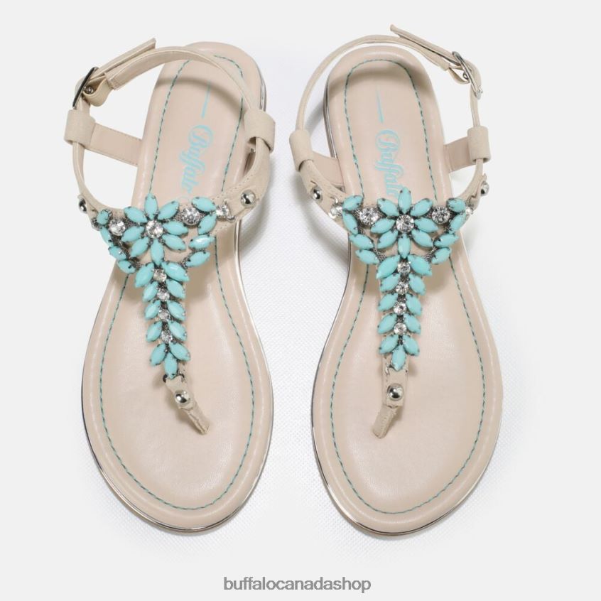 Rosalie vegan sandal Mint Green Buffalo ZL64TZ814 |Sandals