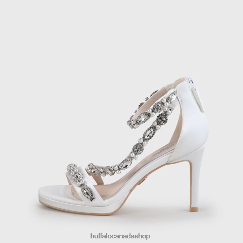 Anna Ankle-Strap Sandal Ivory Buffalo ZL64TZ728 |Sandals