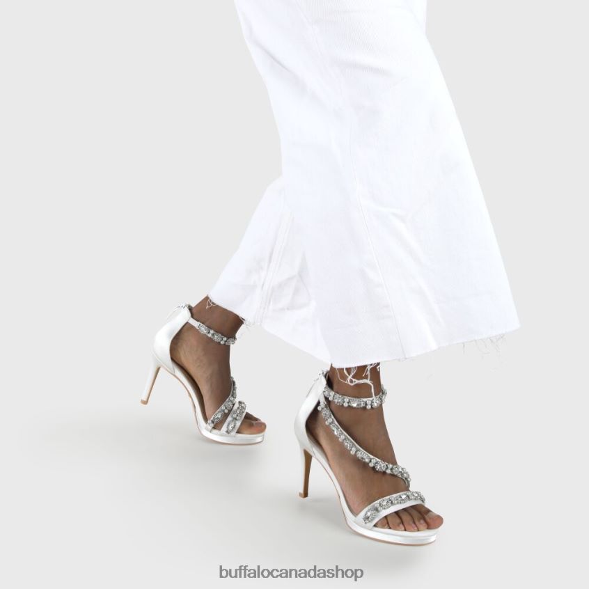 Anna Ankle-Strap Sandal Ivory Buffalo ZL64TZ728 |Sandals