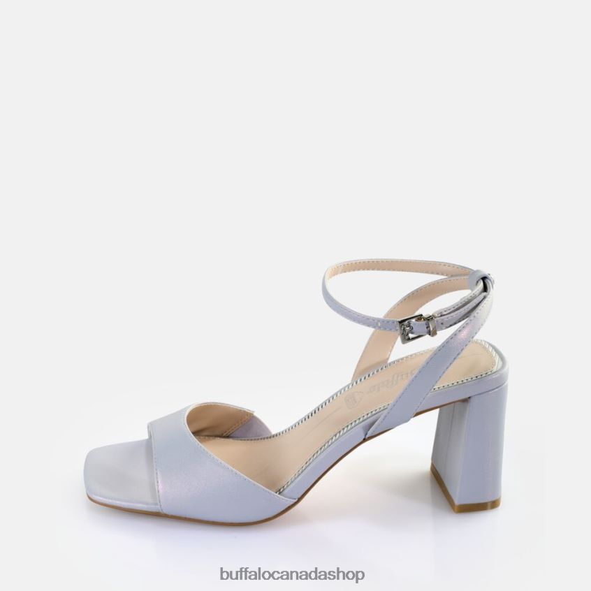 April Neat Heeled Sandals vegan Pearl Light Blue Buffalo ZL64TZ246 |Sandals