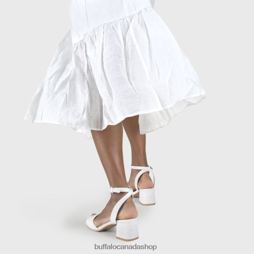 Belinda Ankle-Strap Sandal White Buffalo ZL64TZ900 |Sandals