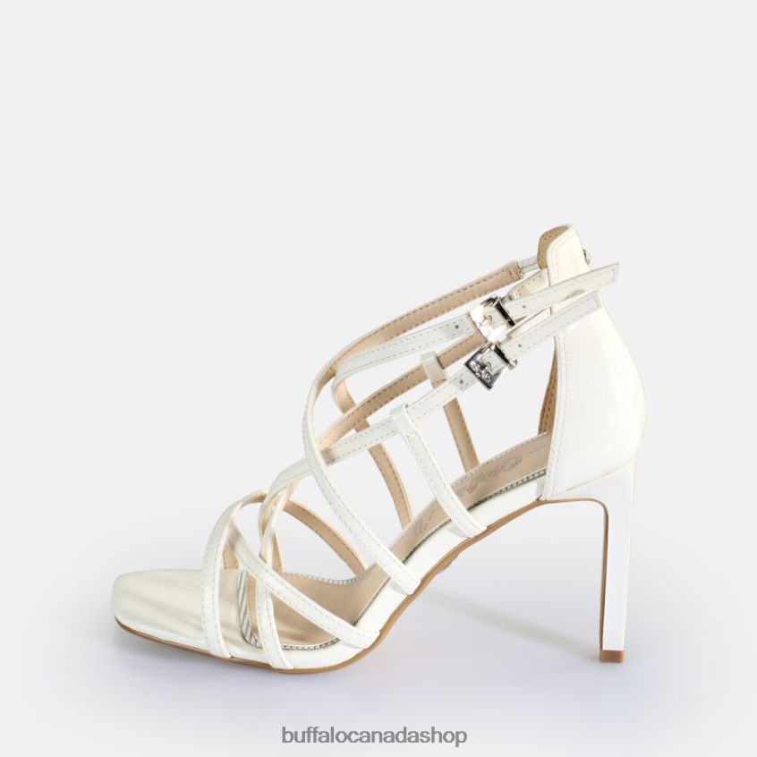 Blair Cage Heeled Sandals vegan White Buffalo ZL64TZ282 |Sandals