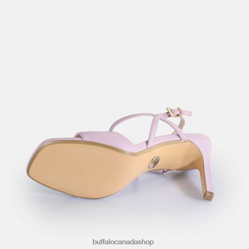 Blair Finess Heeled Sandals vegan Lavender Buffalo ZL64TZ153 |Sandals