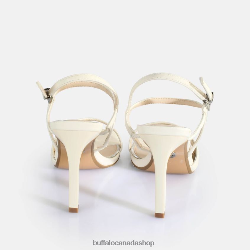 Blair Finess Heeled Sandals vegan White Buffalo ZL64TZ152 |Sandals