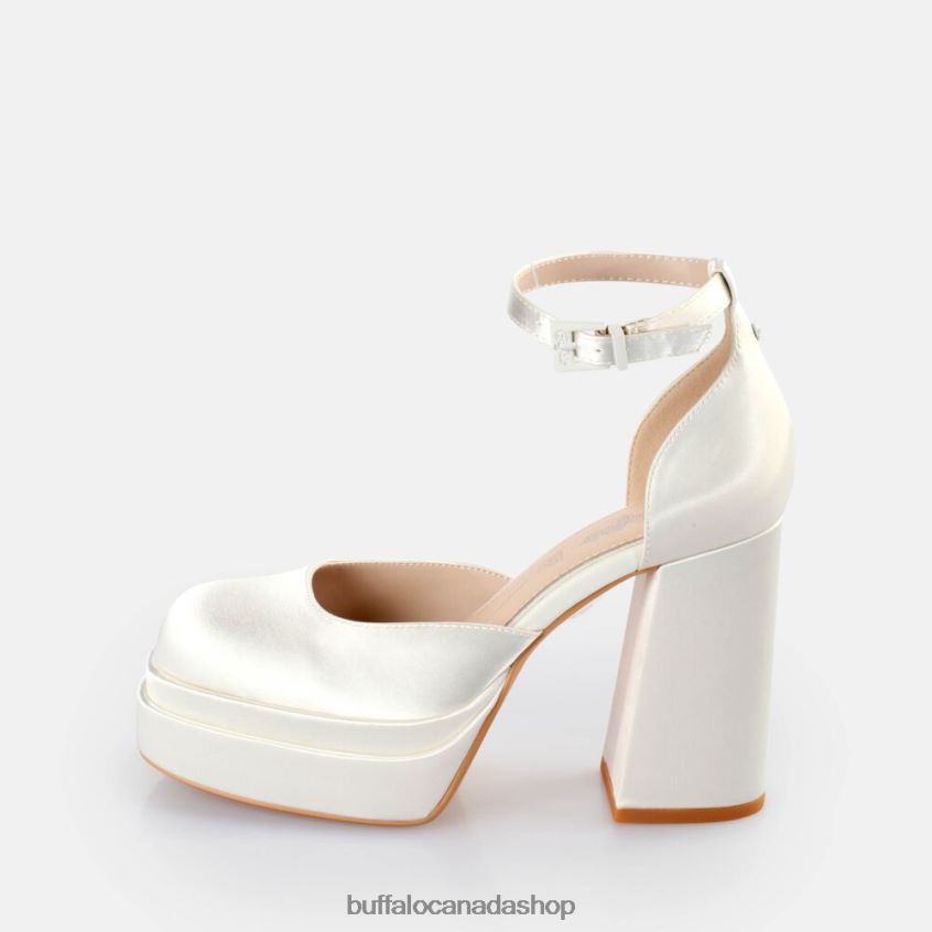 Bonny Dorsay Heeled Sandals Ivory Buffalo ZL64TZ197 |Sandals
