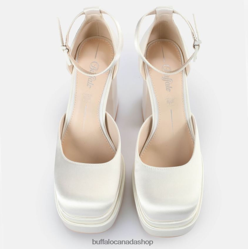 Bonny Dorsay Heeled Sandals Ivory Buffalo ZL64TZ197 |Sandals