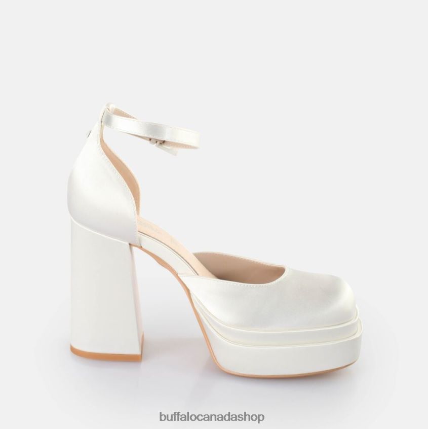 Bonny Dorsay Heeled Sandals Ivory Buffalo ZL64TZ197 |Sandals