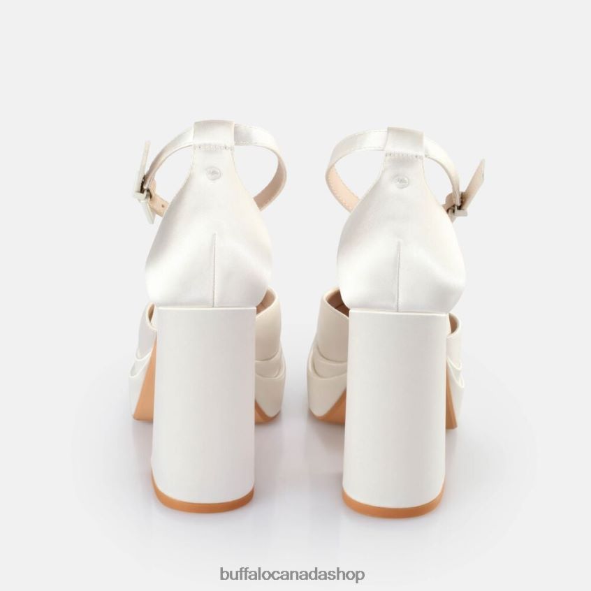 Bonny Dorsay Heeled Sandals Ivory Buffalo ZL64TZ197 |Sandals