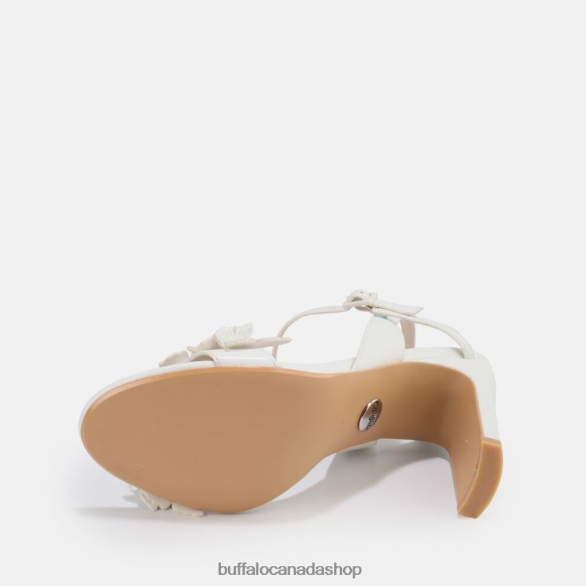 Carla Butterfly sandal Ivory Buffalo ZL64TZ279 |Sandals