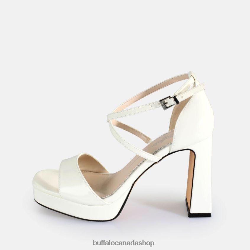 Cherry Neat Heeled Sandals vegan White Buffalo ZL64TZ444 |Sandals