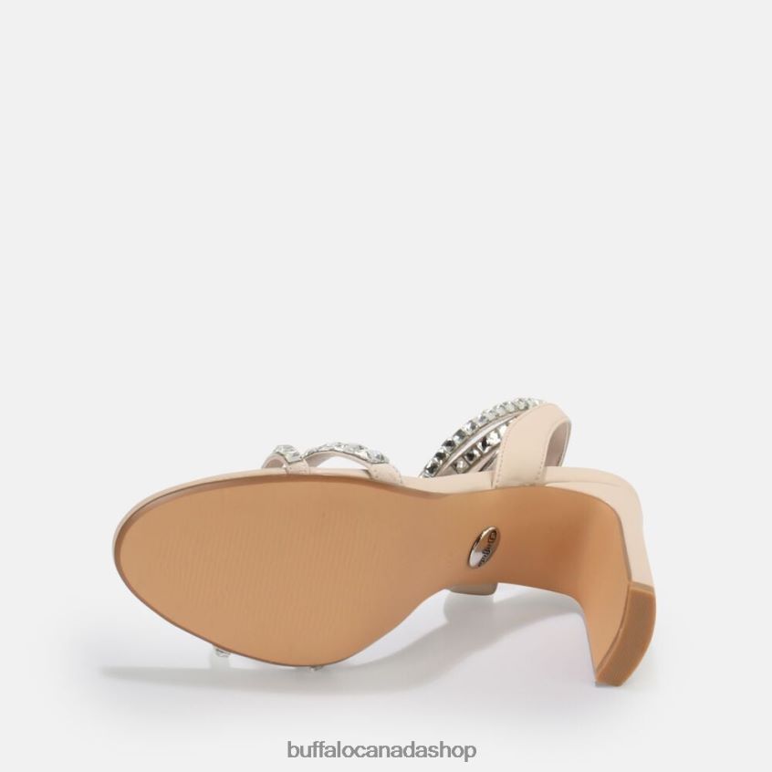 Jean Glam High-Heeled Sandal vegan White Buffalo ZL64TZ862 |Sandals