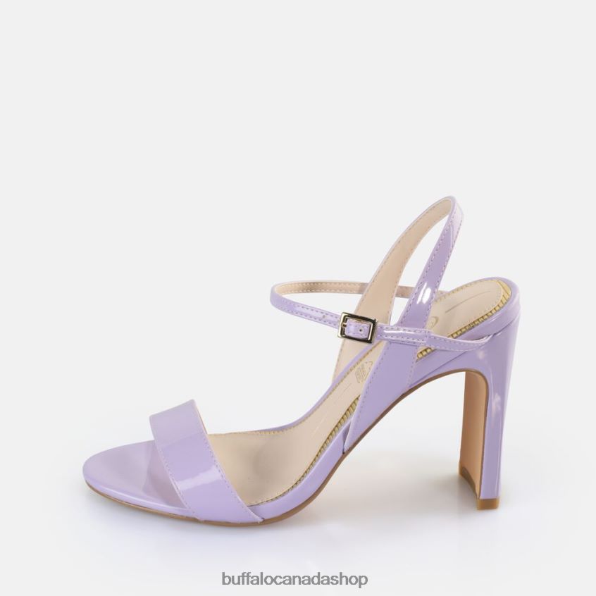 Jean Neat Heeled Sandals vegan Lavender Buffalo ZL64TZ42 |Sandals