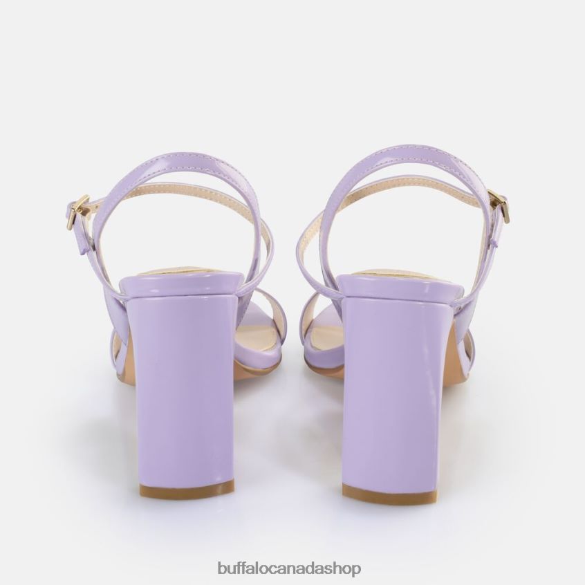 Jean Neat Heeled Sandals vegan Lavender Buffalo ZL64TZ42 |Sandals