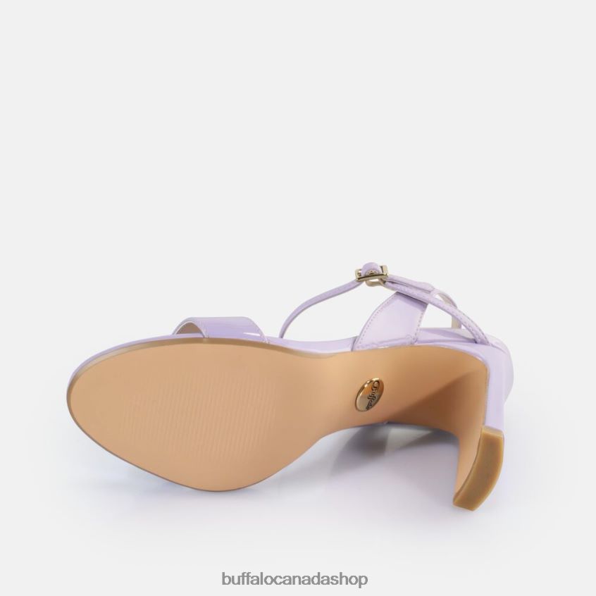 Jean Neat Heeled Sandals vegan Lavender Buffalo ZL64TZ42 |Sandals