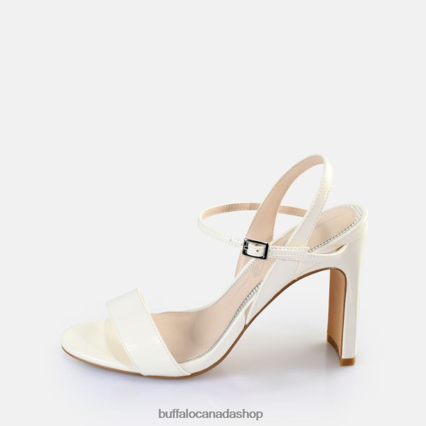 Jean Neat Heeled Sandals vegan White Buffalo ZL64TZ40 |Sandals