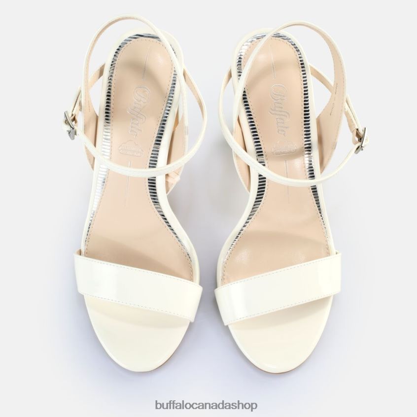 Jean Neat Heeled Sandals vegan White Buffalo ZL64TZ40 |Sandals