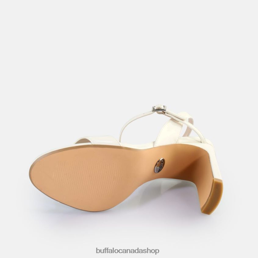 Jean Neat Heeled Sandals vegan White Buffalo ZL64TZ40 |Sandals